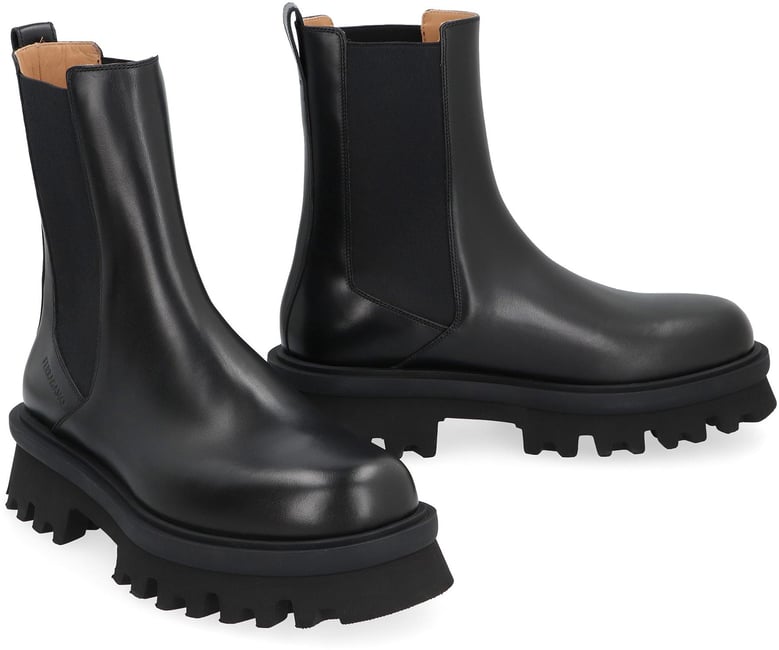 leather chelsea boots by Selfnex