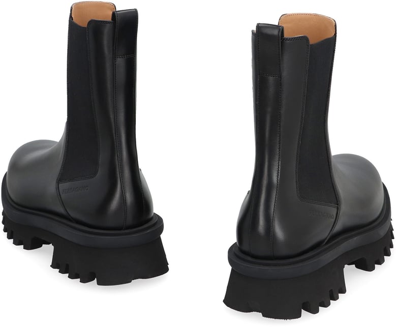 leather chelsea boots by Selfnex