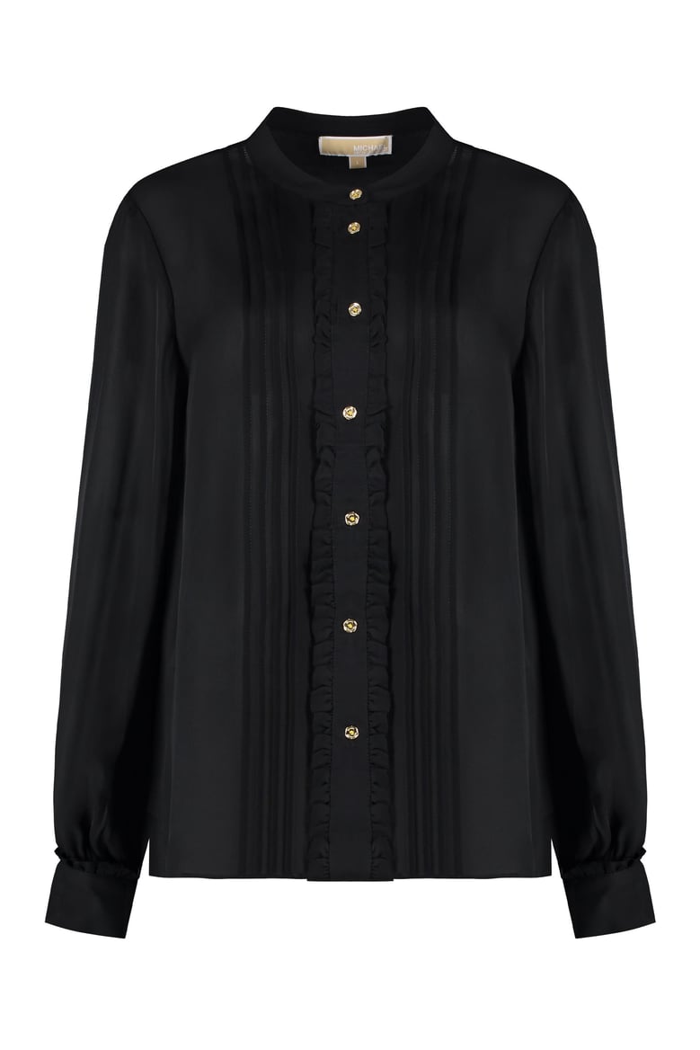 silk blend blouse by Selfnex