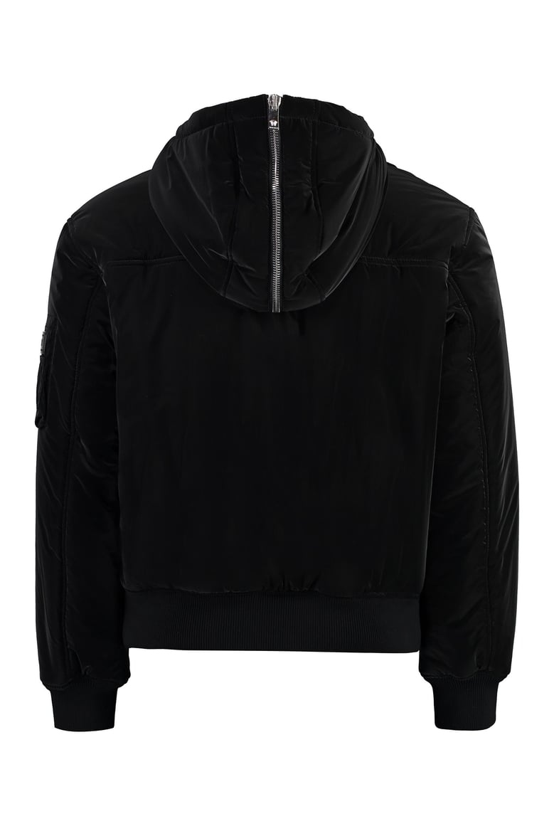 hooded nylon jacket by Selfnex