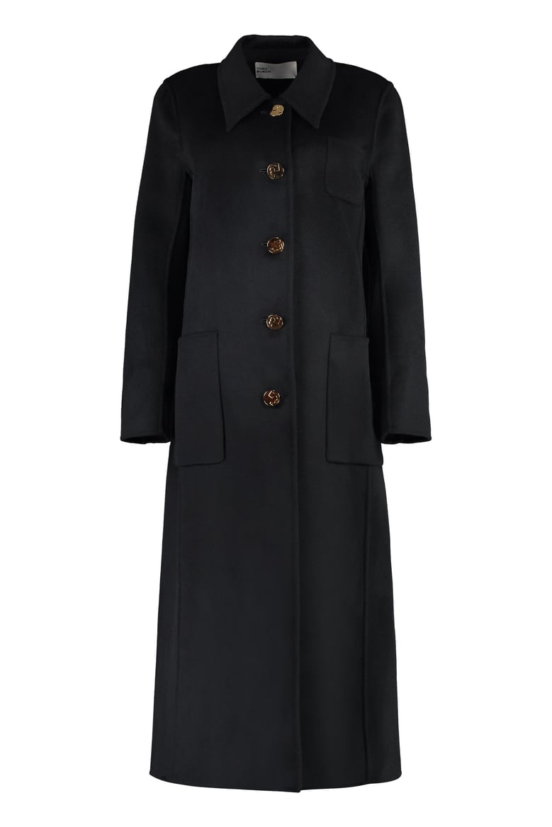 single-breasted wool coat by Selfnex