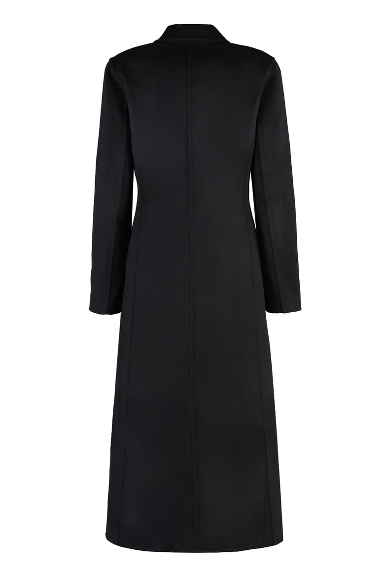 single-breasted wool coat by Selfnex