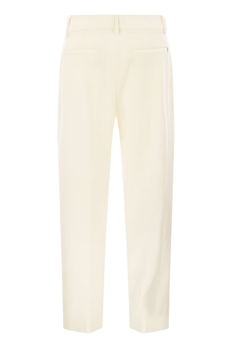 sheryl - loose flannel trousers by Selfnex