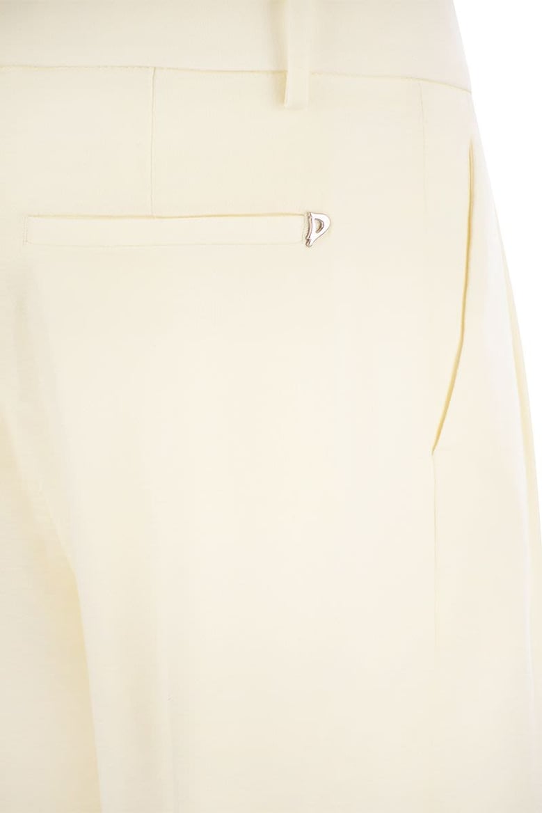 sheryl - loose flannel trousers by Selfnex