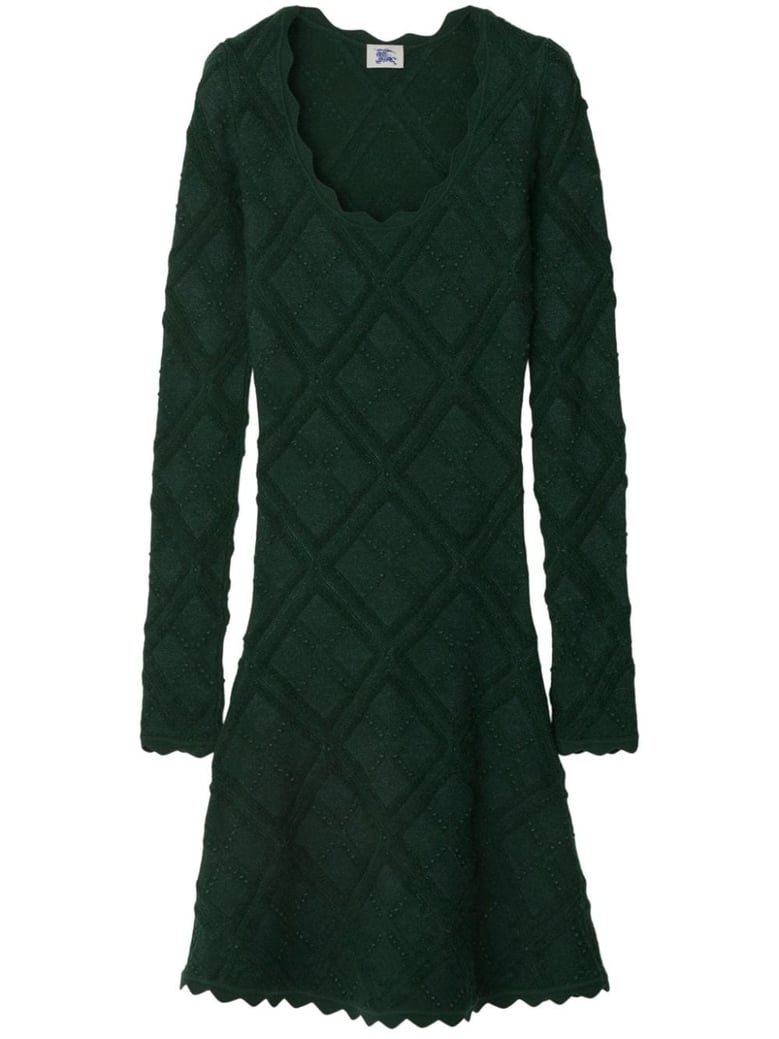 aran knit dress by Selfnex
