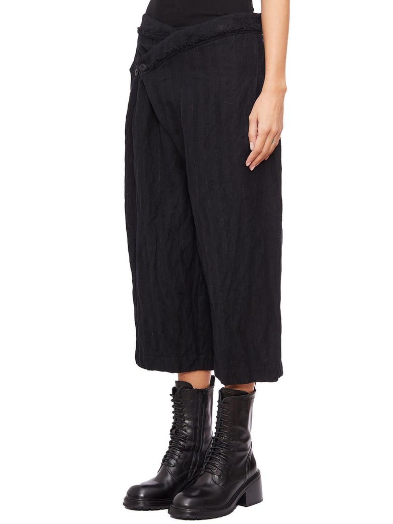 pantalone con chiusura asimmetrica by Selfnex