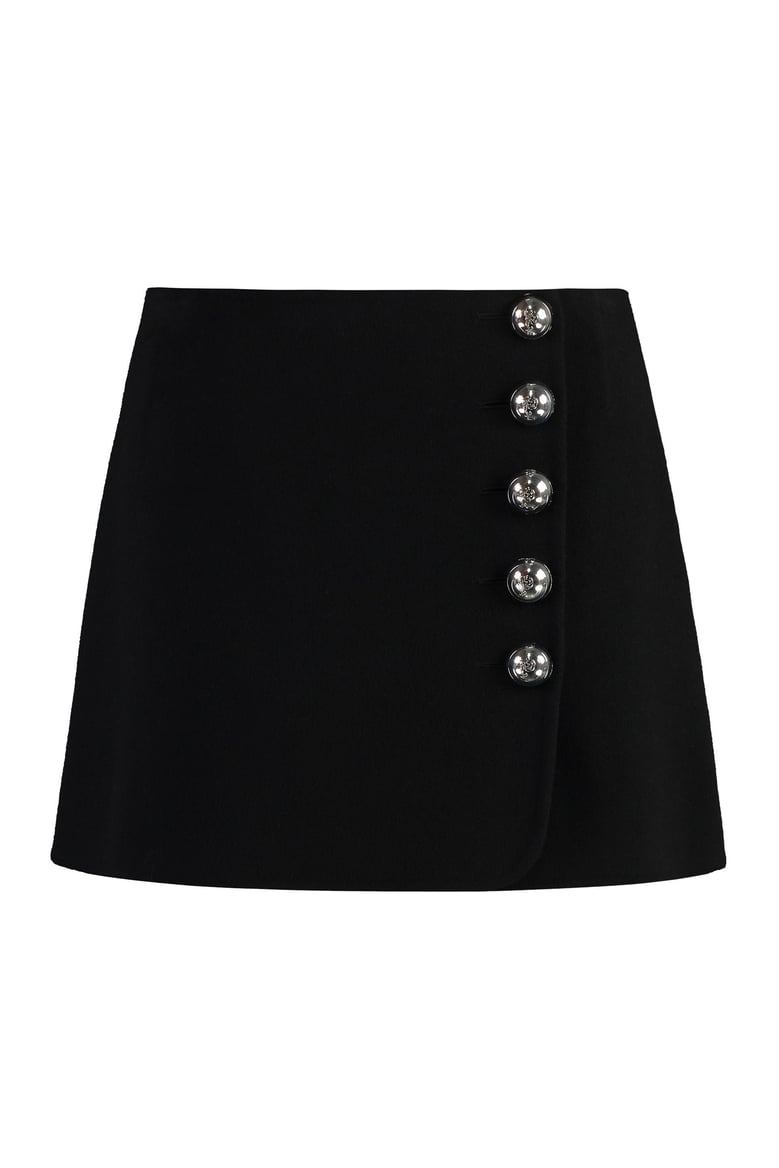 wool mini skirt by Selfnex