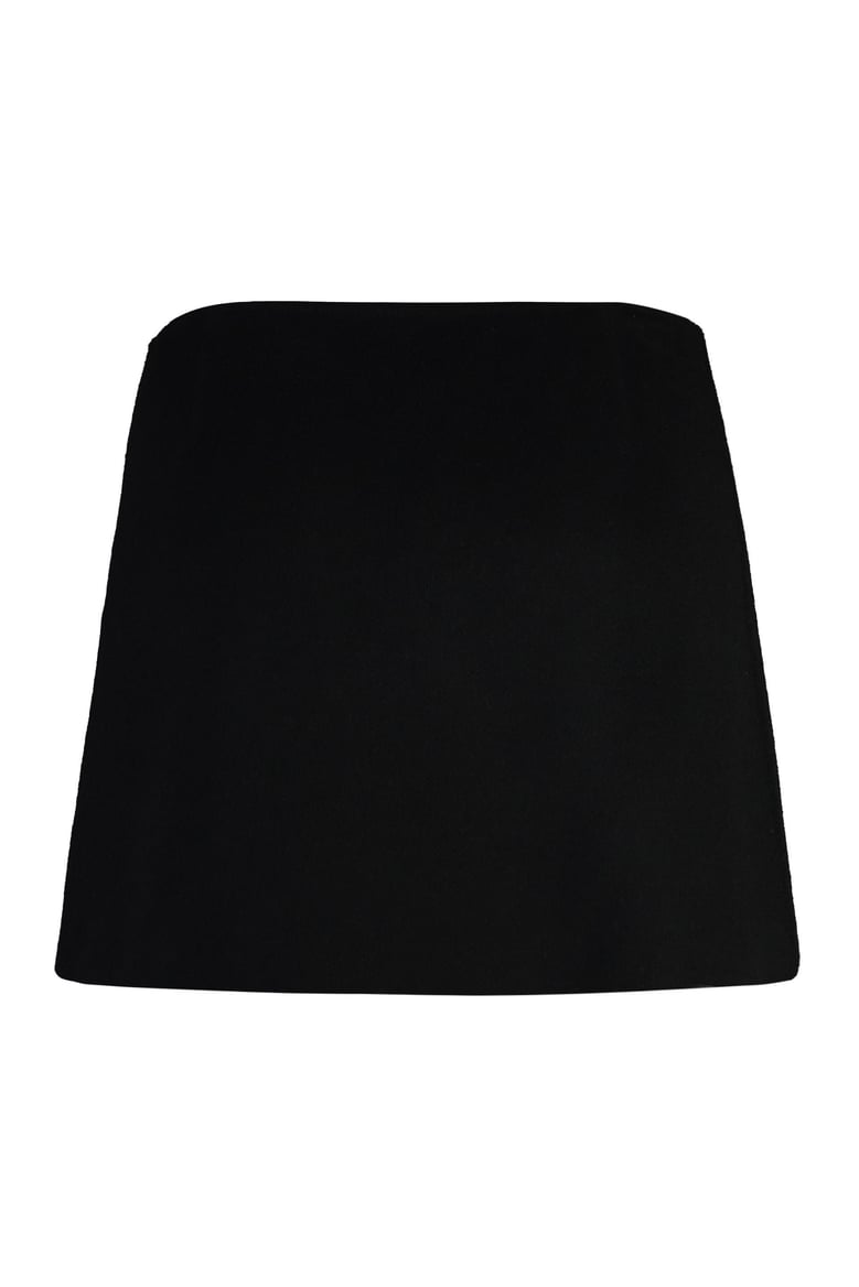 wool mini skirt by Selfnex