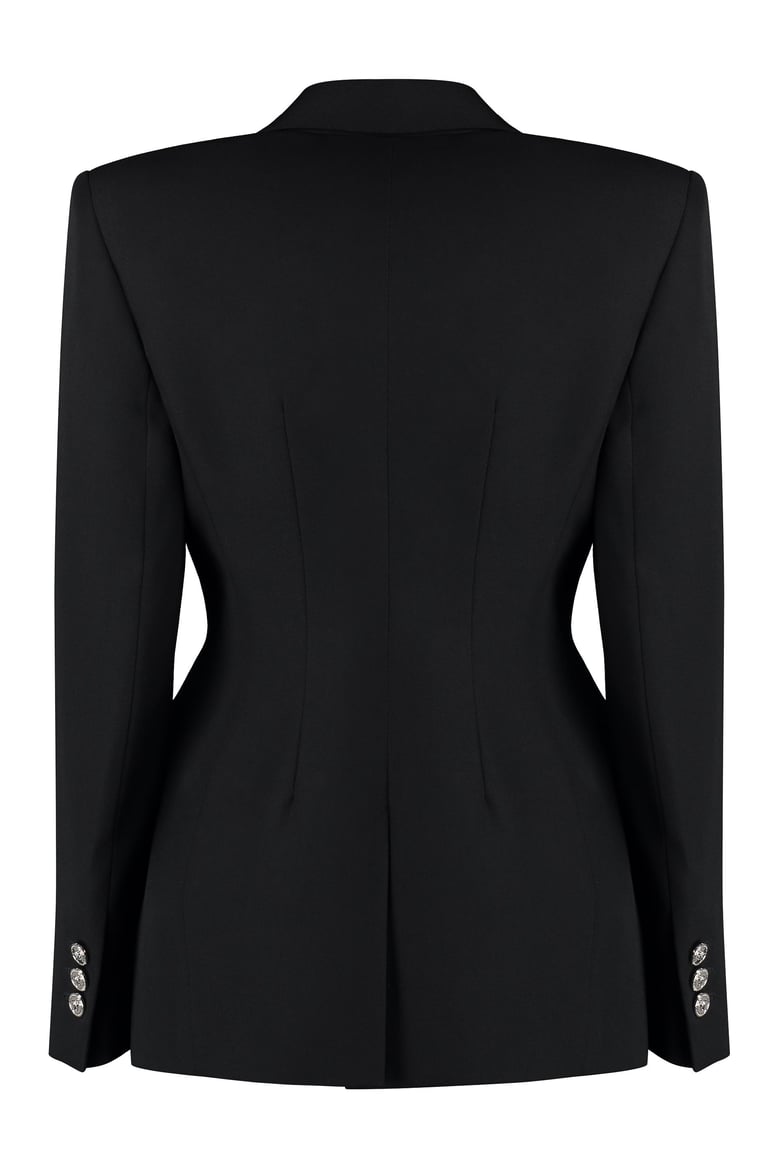 wool single-breasted blazer by Selfnex
