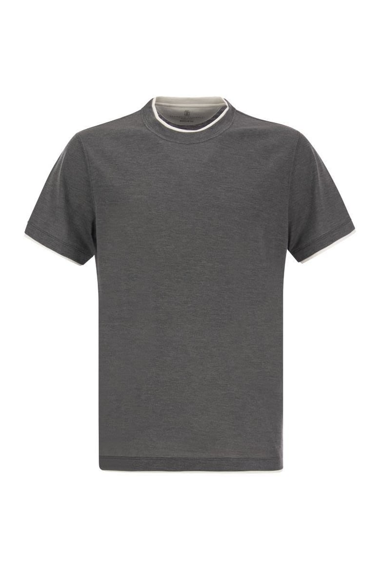 silk and cotton t-shirt by Selfnex