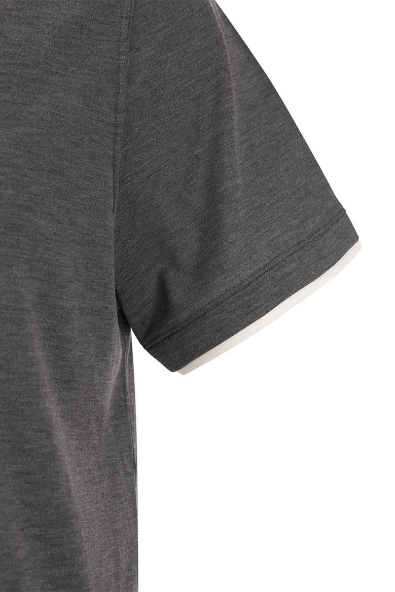 silk and cotton t-shirt by Selfnex