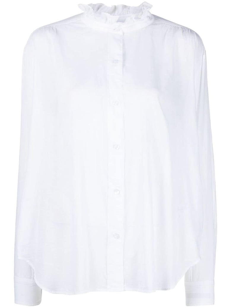 soft cotton frilled shirt by Selfnex