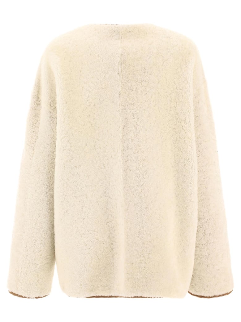 reversible shearling jacket by Selfnex