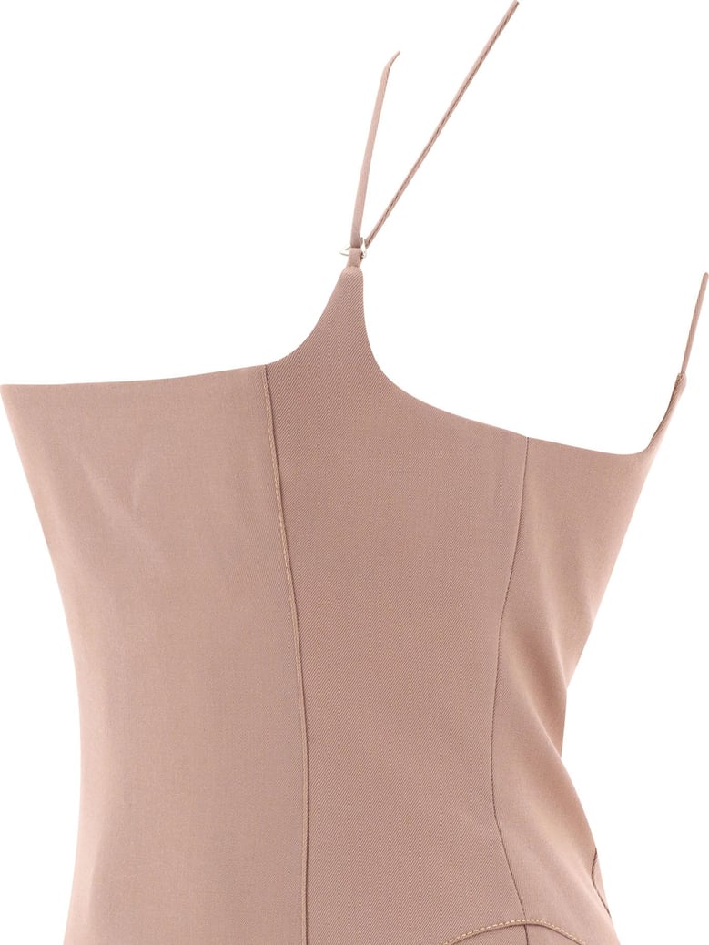 virgin wool midi dress by Selfnex