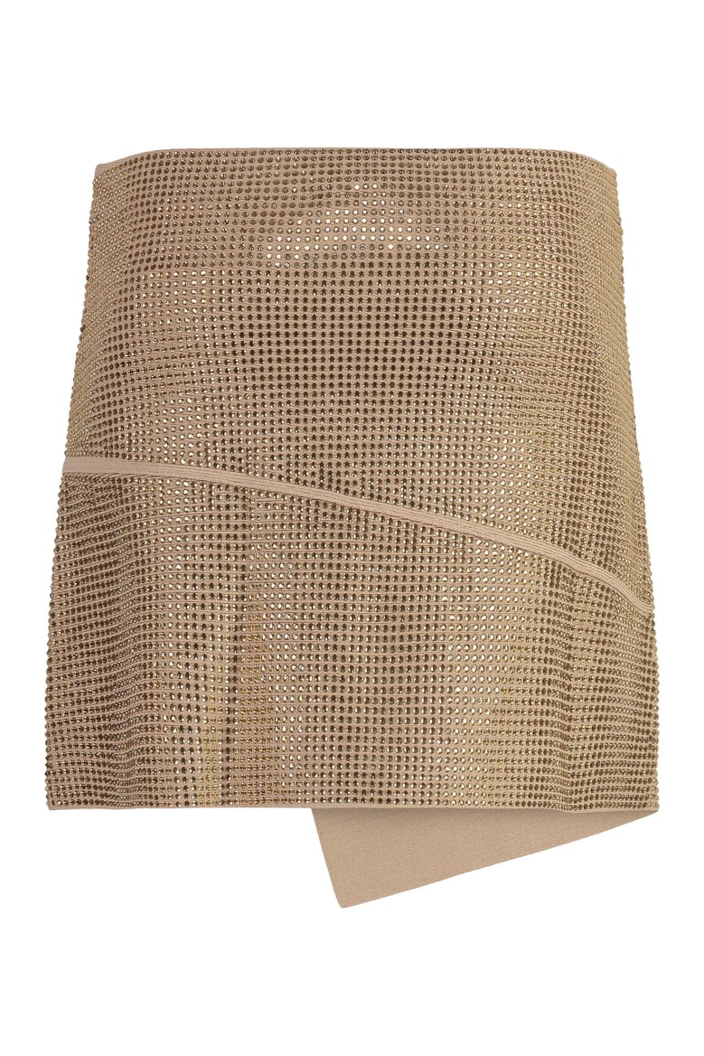 asymmetric miniskirt by Selfnex