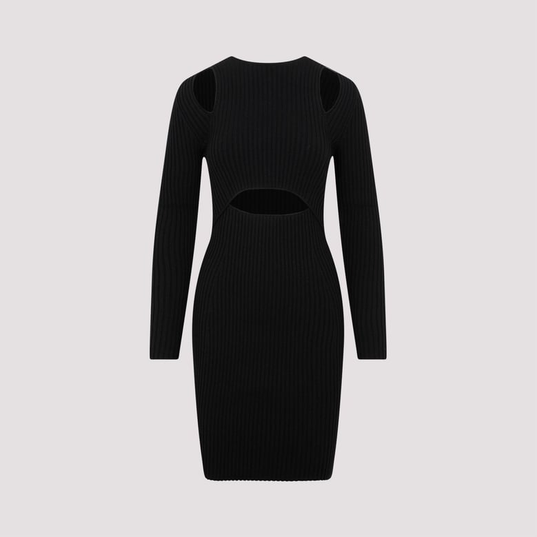 contoured ribs dress by Selfnex