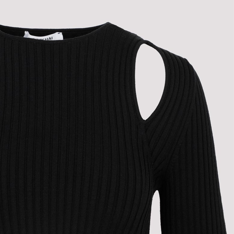 contoured ribs dress by Selfnex
