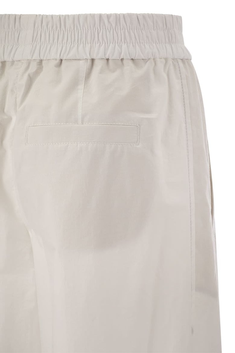relaxed light cotton trousers by Selfnex