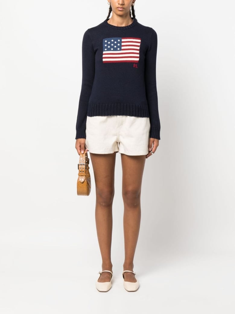 cotton jersey with flag by Selfnex