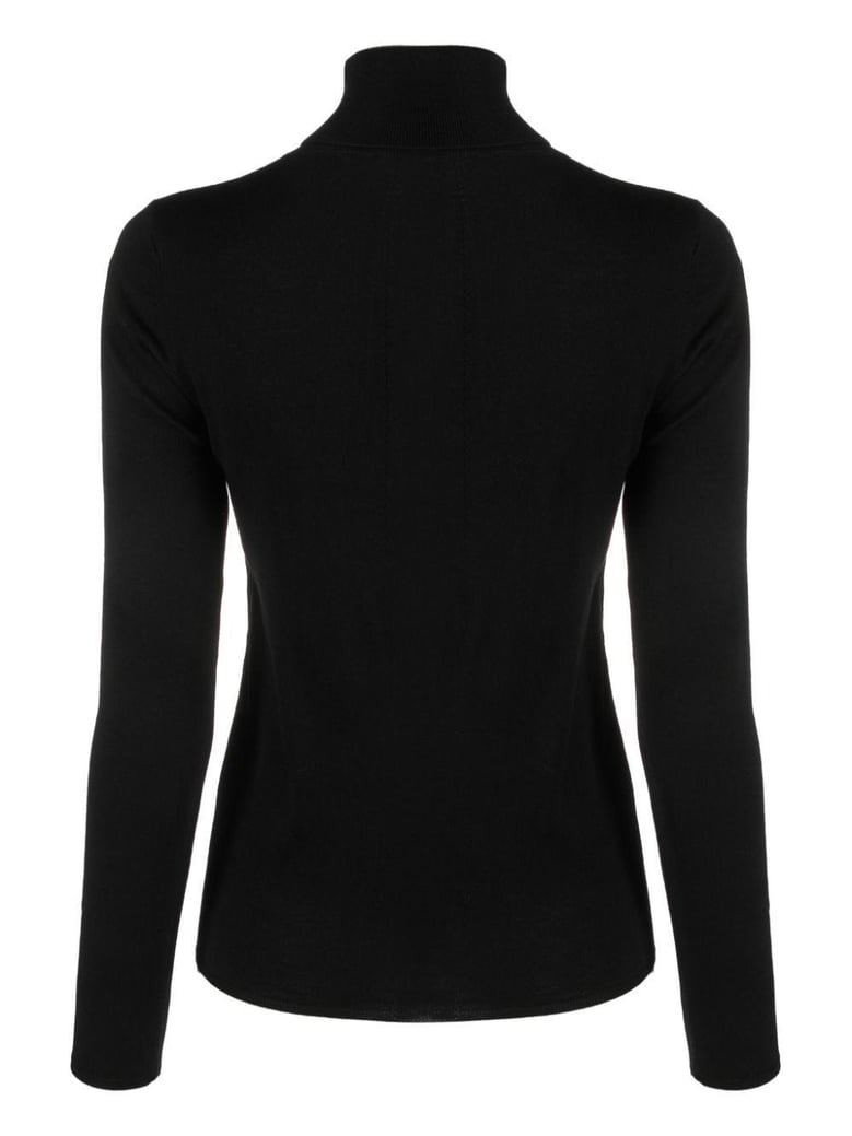 virgin wool blend high neck jumper by Selfnex