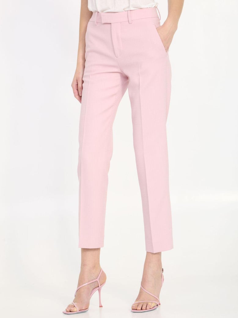 wool tailored trousers by Selfnex