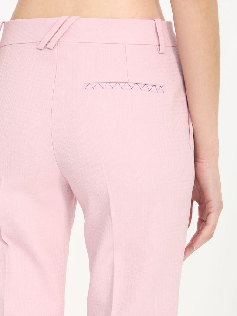 wool tailored trousers by Selfnex