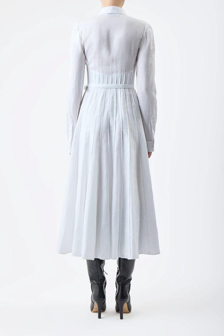 dewi pleated dress by Selfnex
