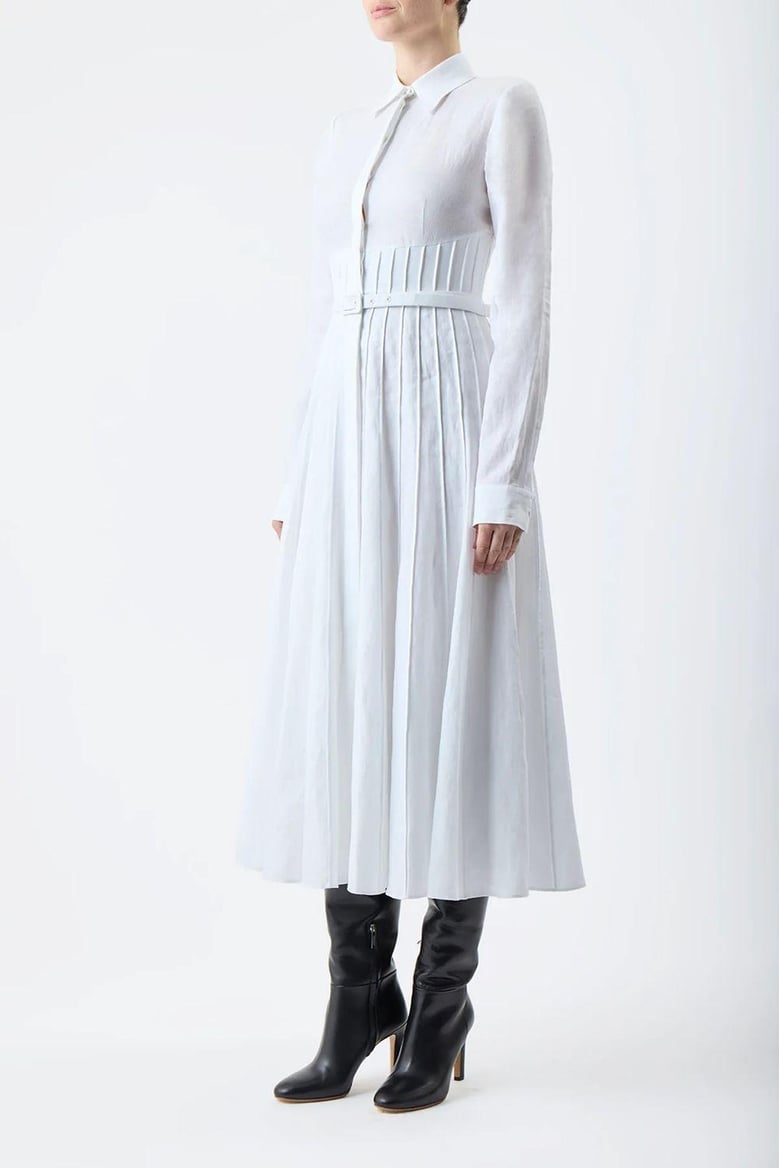 dewi pleated dress by Selfnex