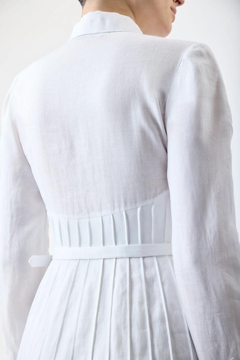 dewi pleated dress by Selfnex