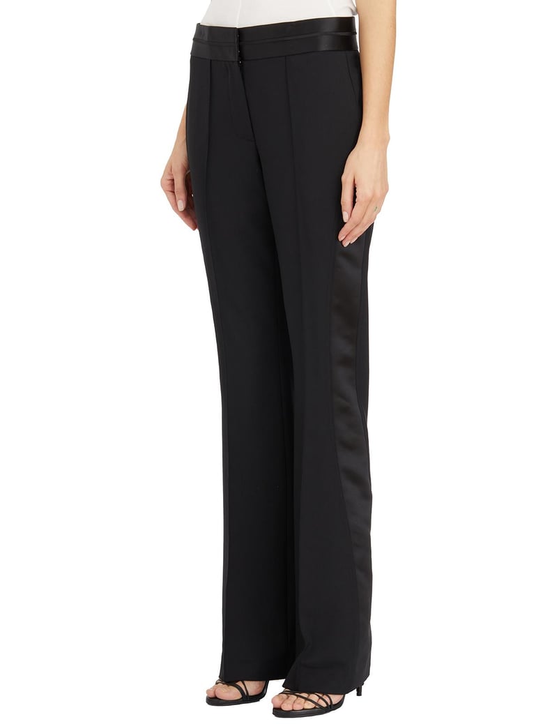 wool bootcut trousers by Selfnex