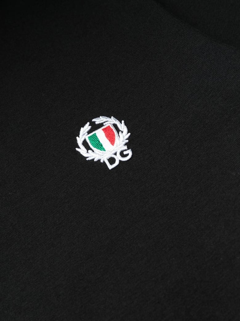 logo embroidered stretch cotton t shirt by Selfnex