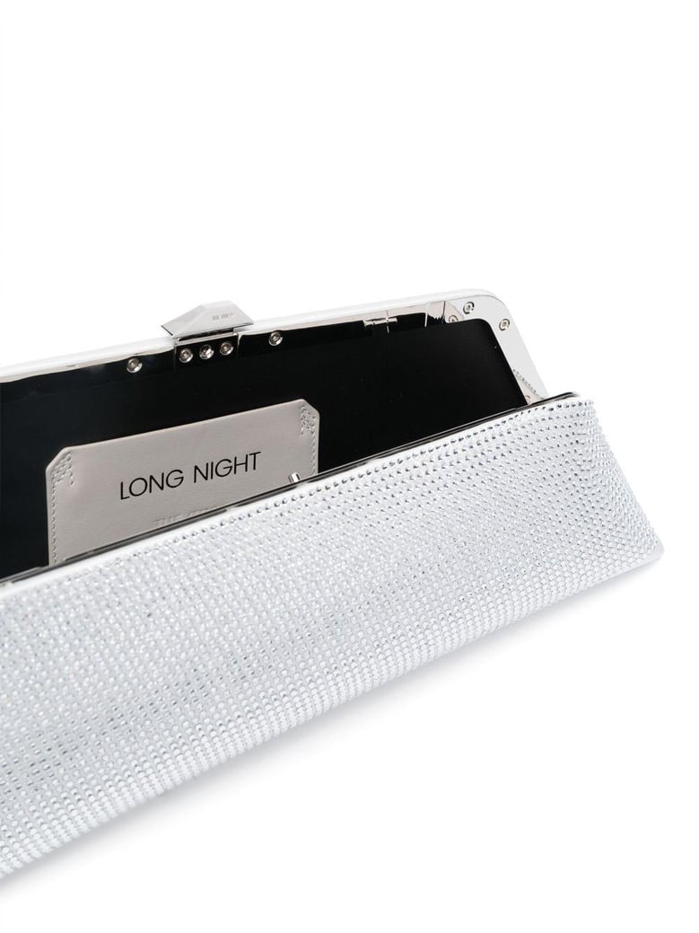 long night satin clutch bag by Selfnex