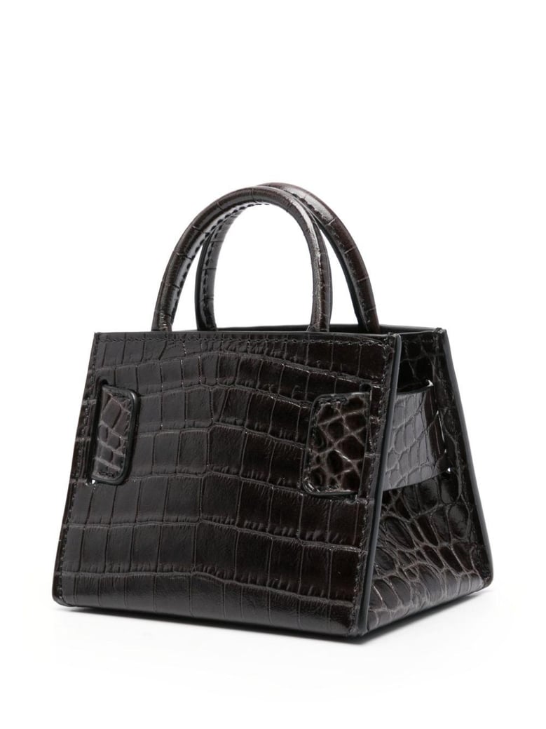 bobby charm leather mini bag by Selfnex