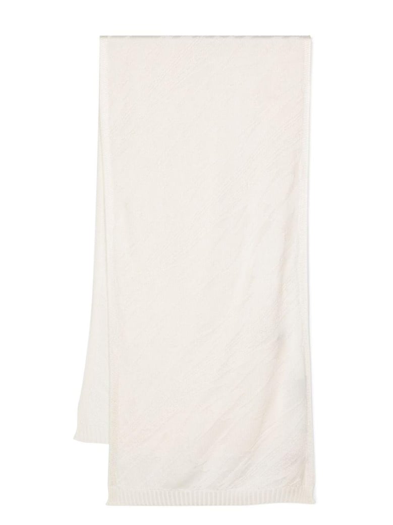 viscose and wool blend scarf by Selfnex