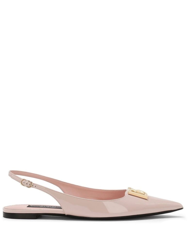 leather slingback pumps by Selfnex