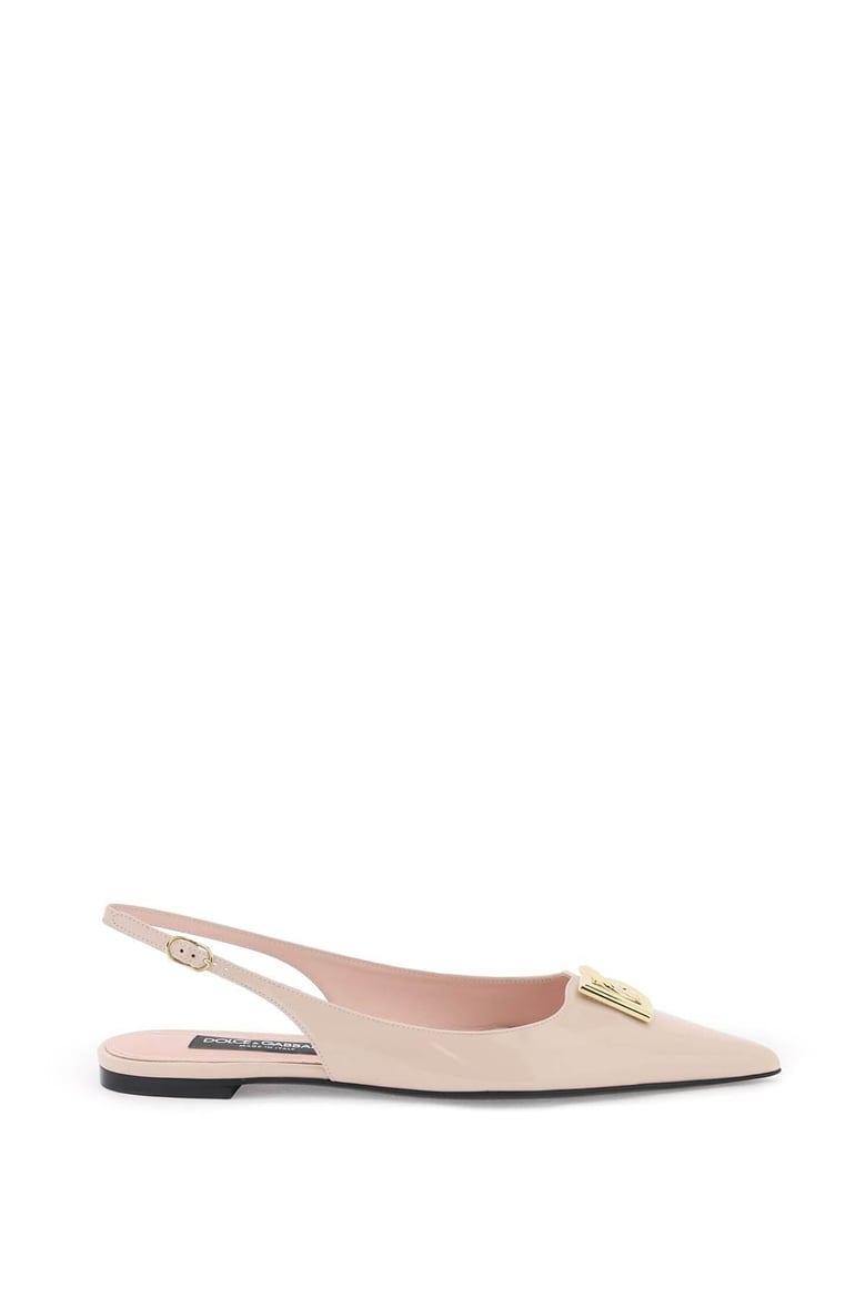 leather slingback pumps by Selfnex