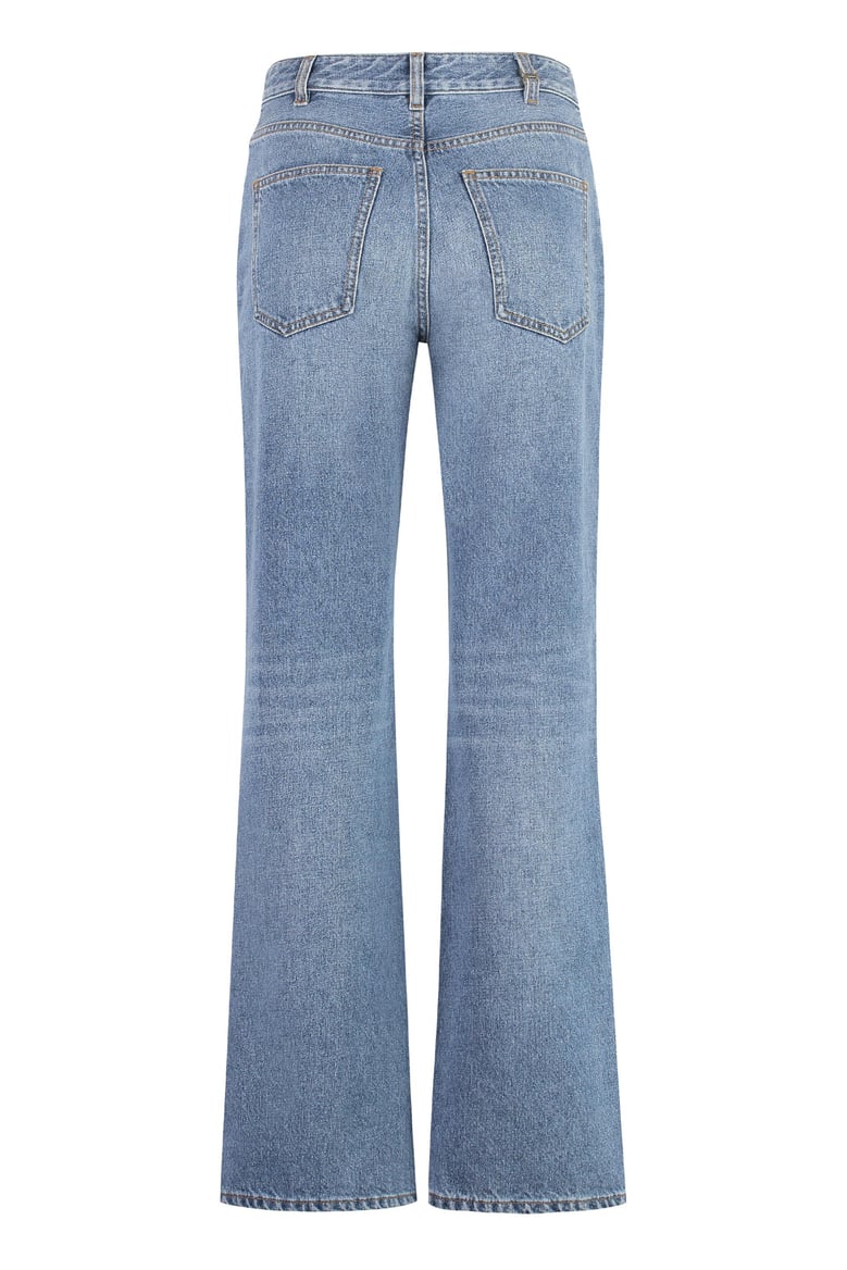 high-rise boyfriend jeans by Selfnex