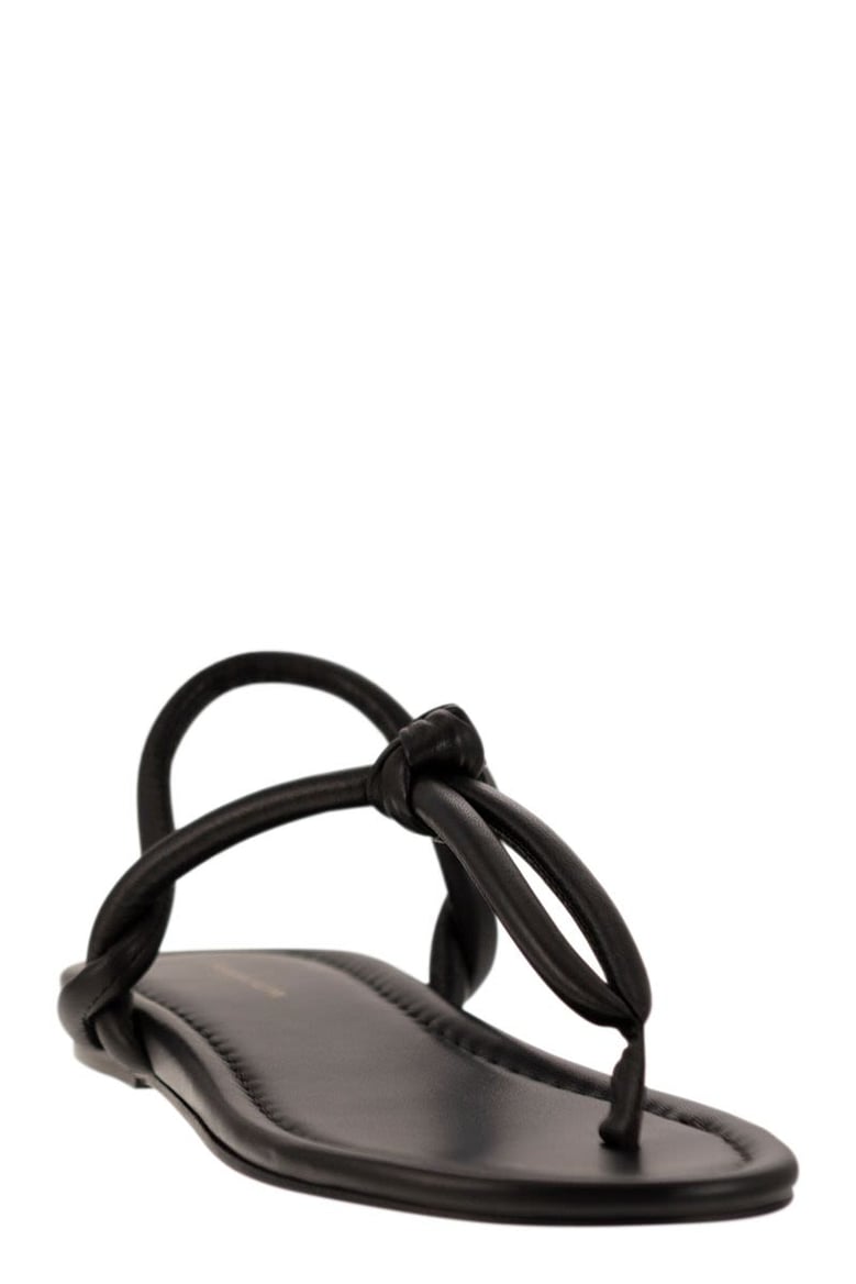 leather flip-flops by Selfnex