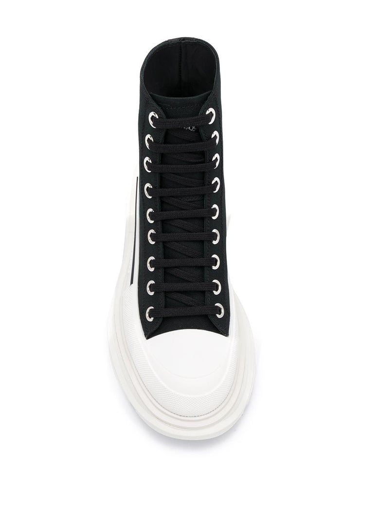 tread slick ankle boots by Selfnex