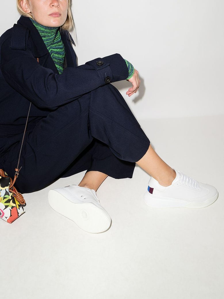 loop faux-leather sneakers by Selfnex