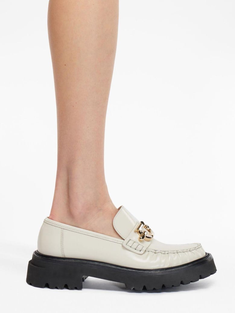 gancio leather loafers by Selfnex