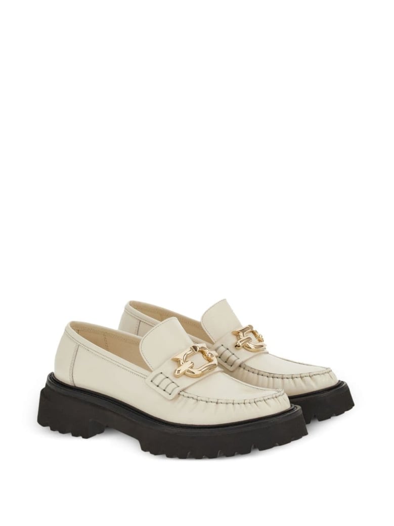 gancio leather loafers by Selfnex