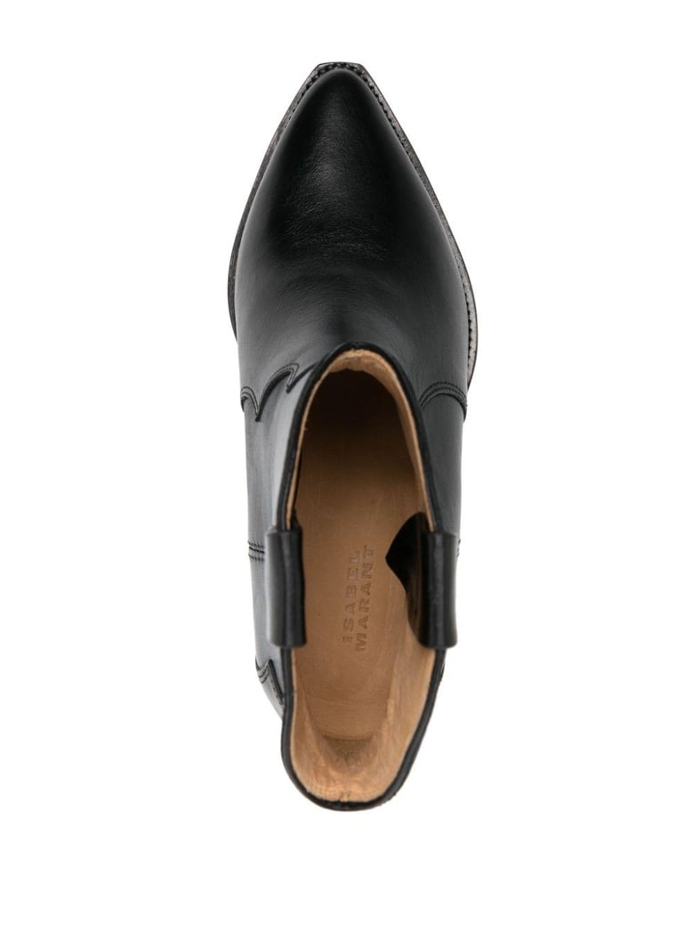 dewina leather ankle boots by Selfnex