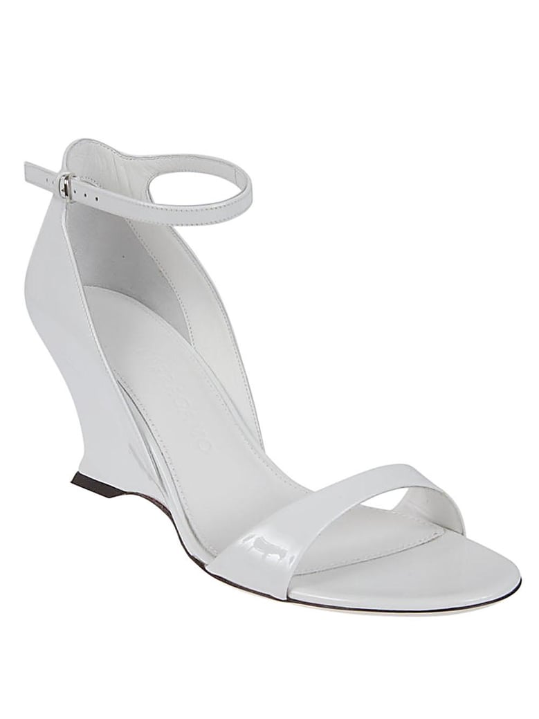 ferragamo sandals white by Selfnex