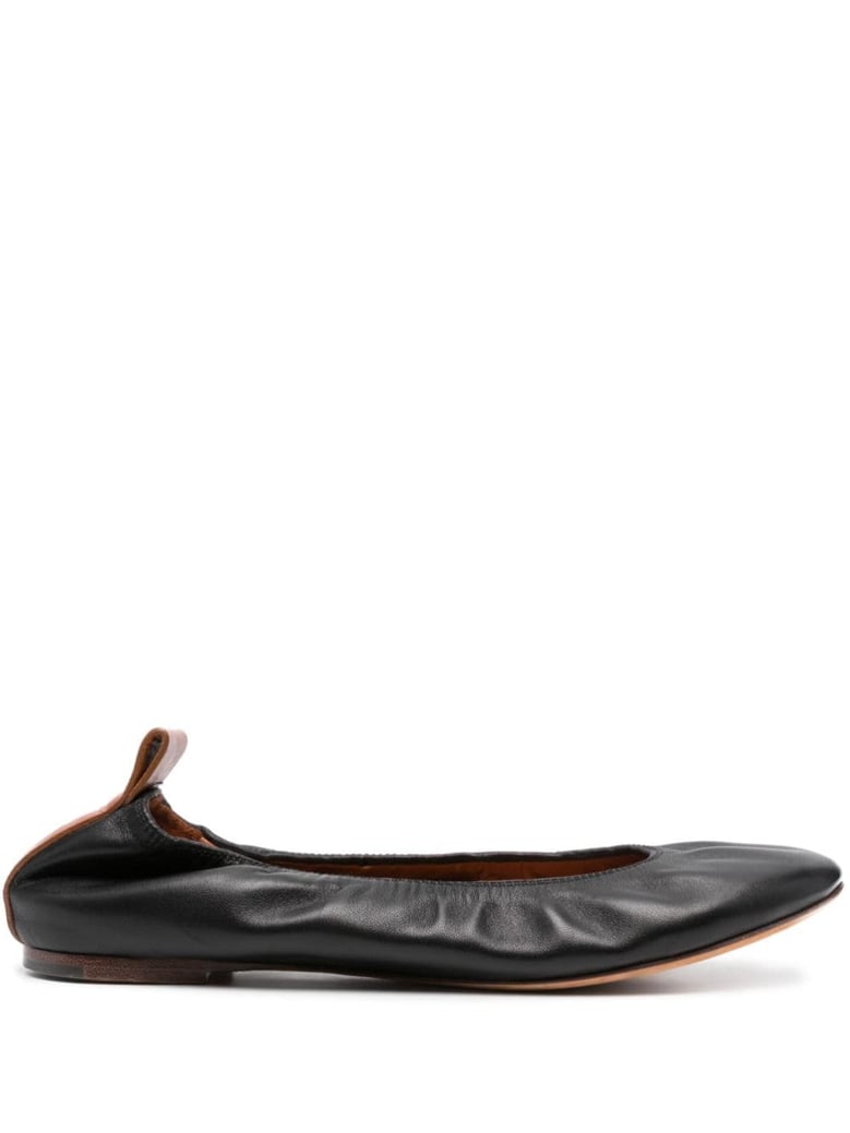 leather ballet flats by Selfnex