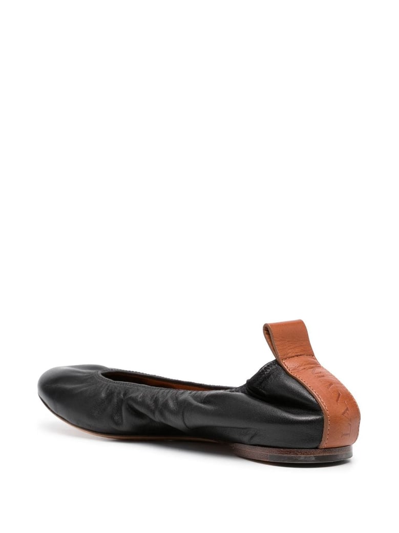 leather ballet flats by Selfnex