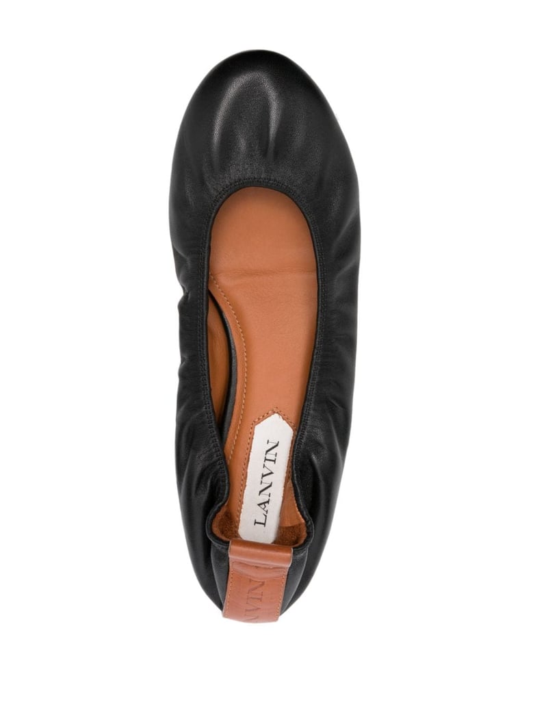 leather ballet flats by Selfnex