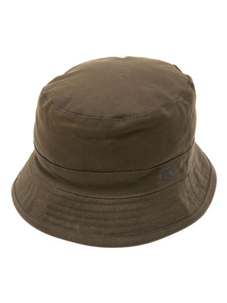 waxed cotton bucket hat by Selfnex