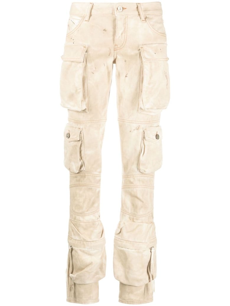 essie cargo denim trousers by Selfnex