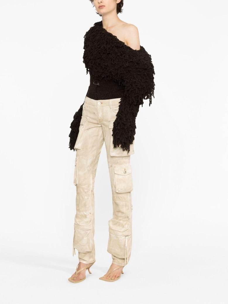 essie cargo denim trousers by Selfnex